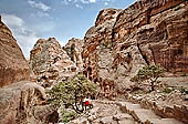 Petra - the walk which climbs up to the Monastery 